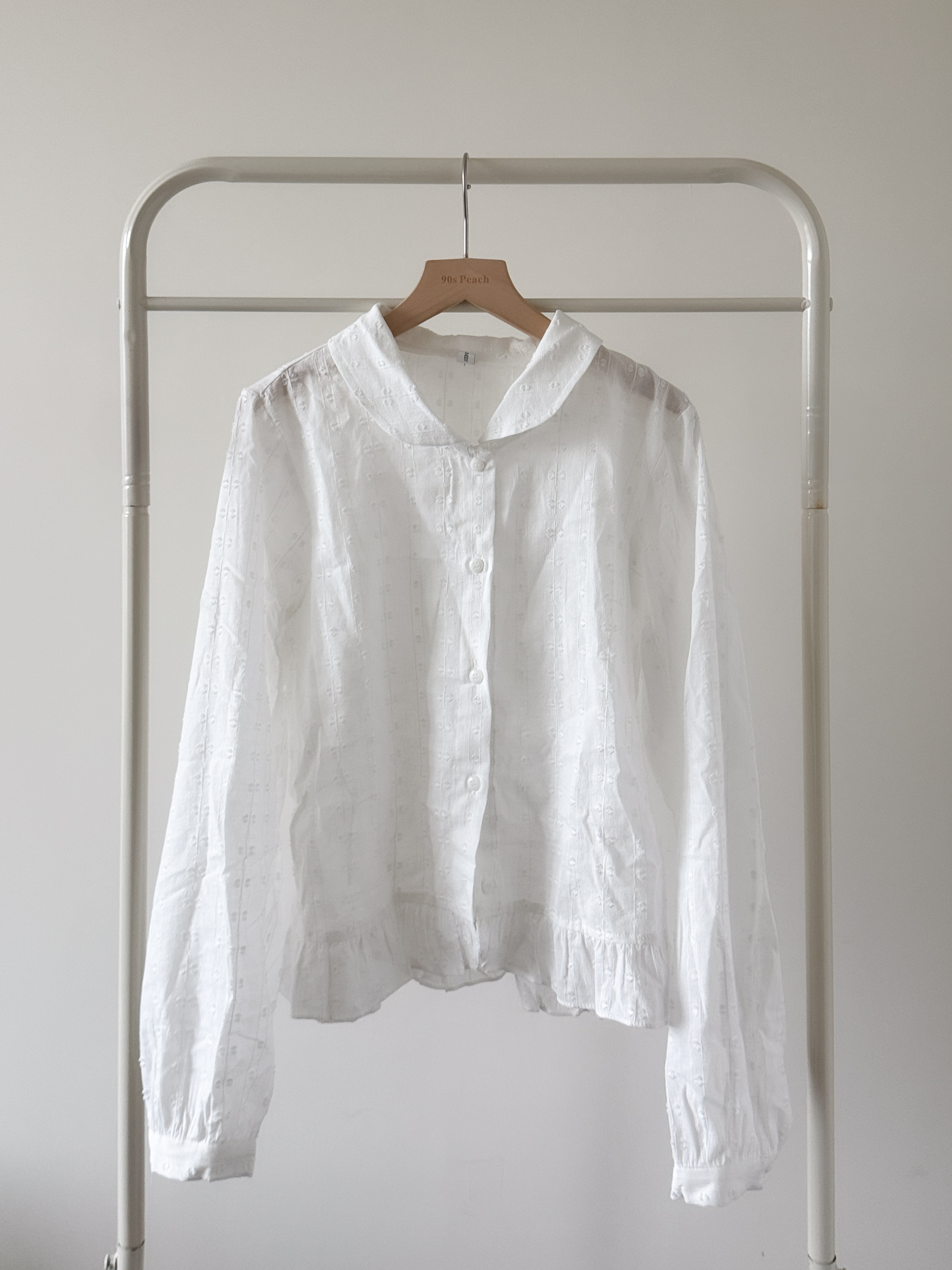 法式復古感通花Blouse