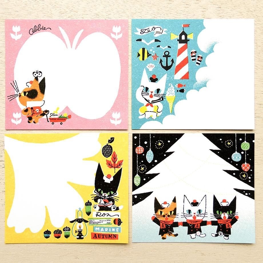 MY LITTLE TEO 120枚便條本 memo｜日本表現社 x 黑貓意匠