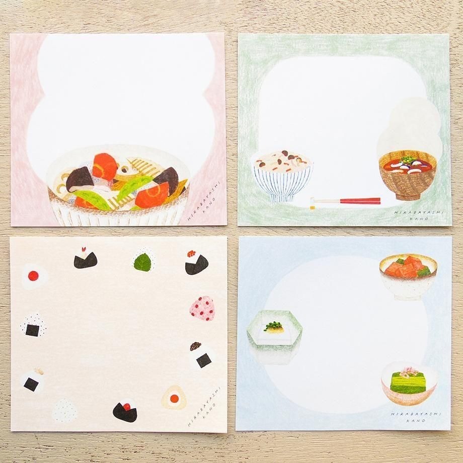 日本和食 120枚便條本 memo｜日本表現社 x 平林香乃