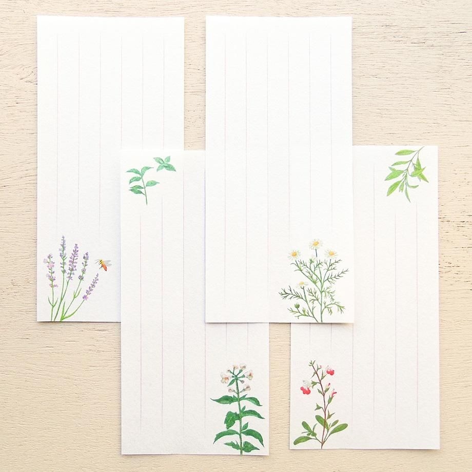鹿之音 花香 和紙一筆箋｜日本表現社
