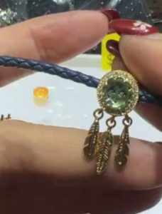 260131 - C96 潘潘金色藍捕夢網隔珠1粒