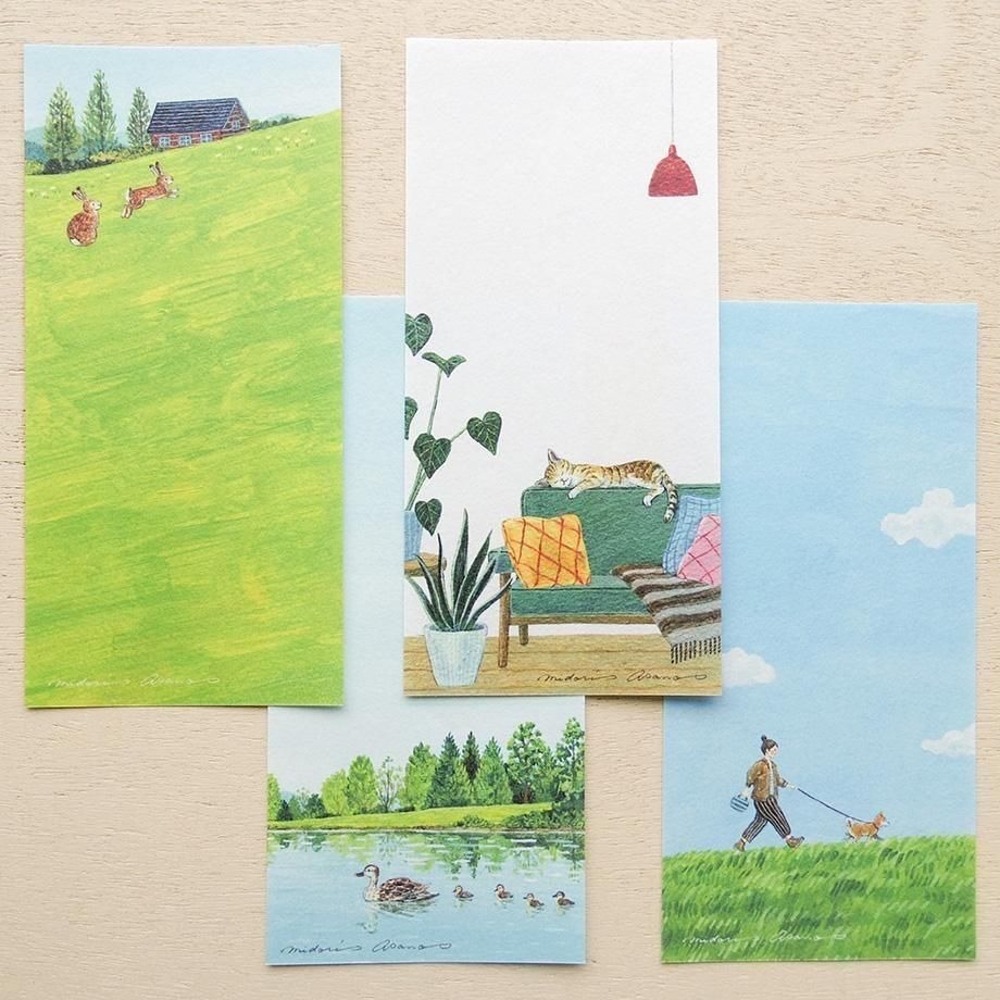 淺野綠:One day 和紙一筆箋｜日本表現社