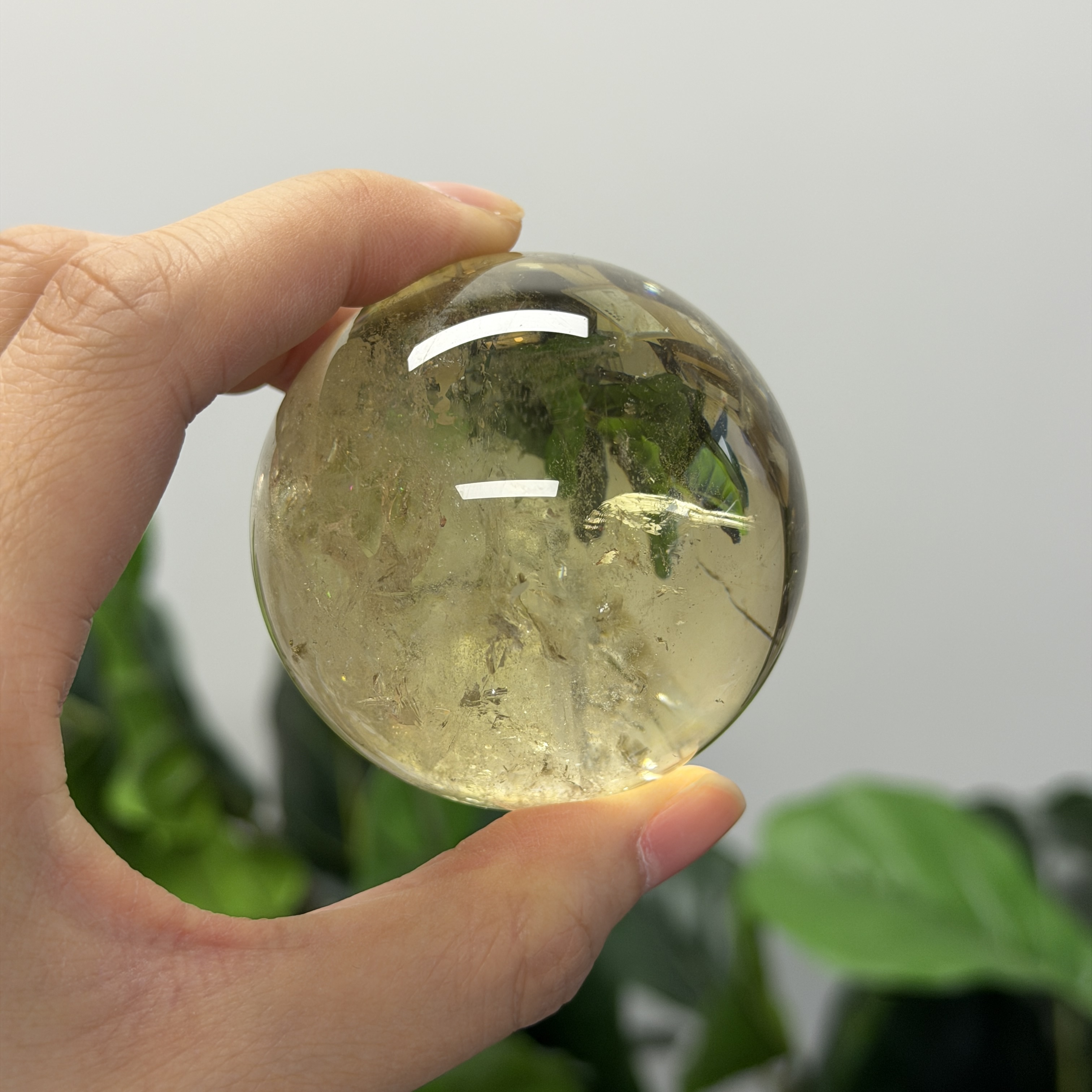 黃水晶球 5.8cm C1812