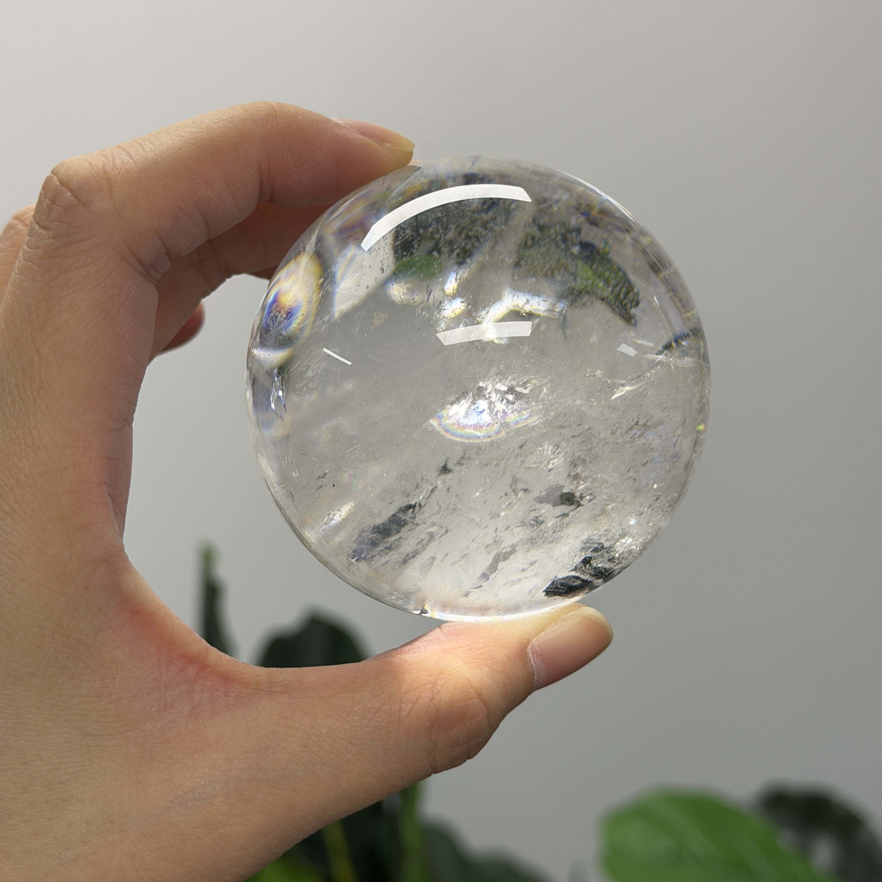 白水晶球 6.7cm WD2209