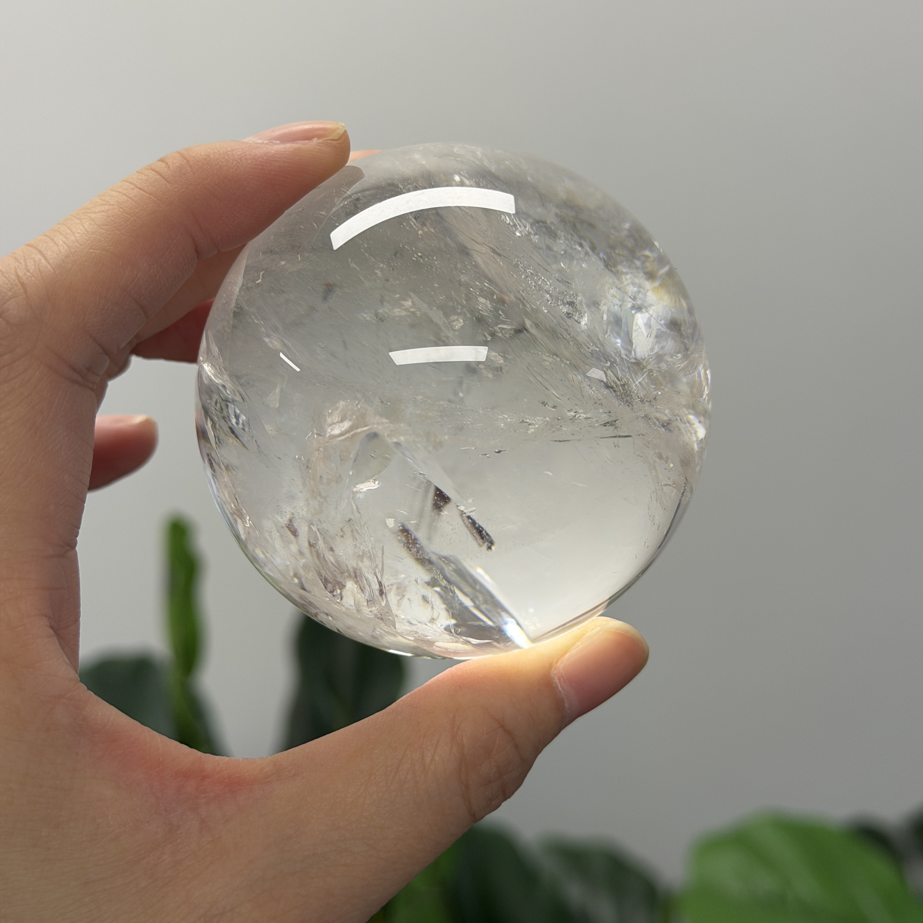 白水晶球 6.8cm WD2210