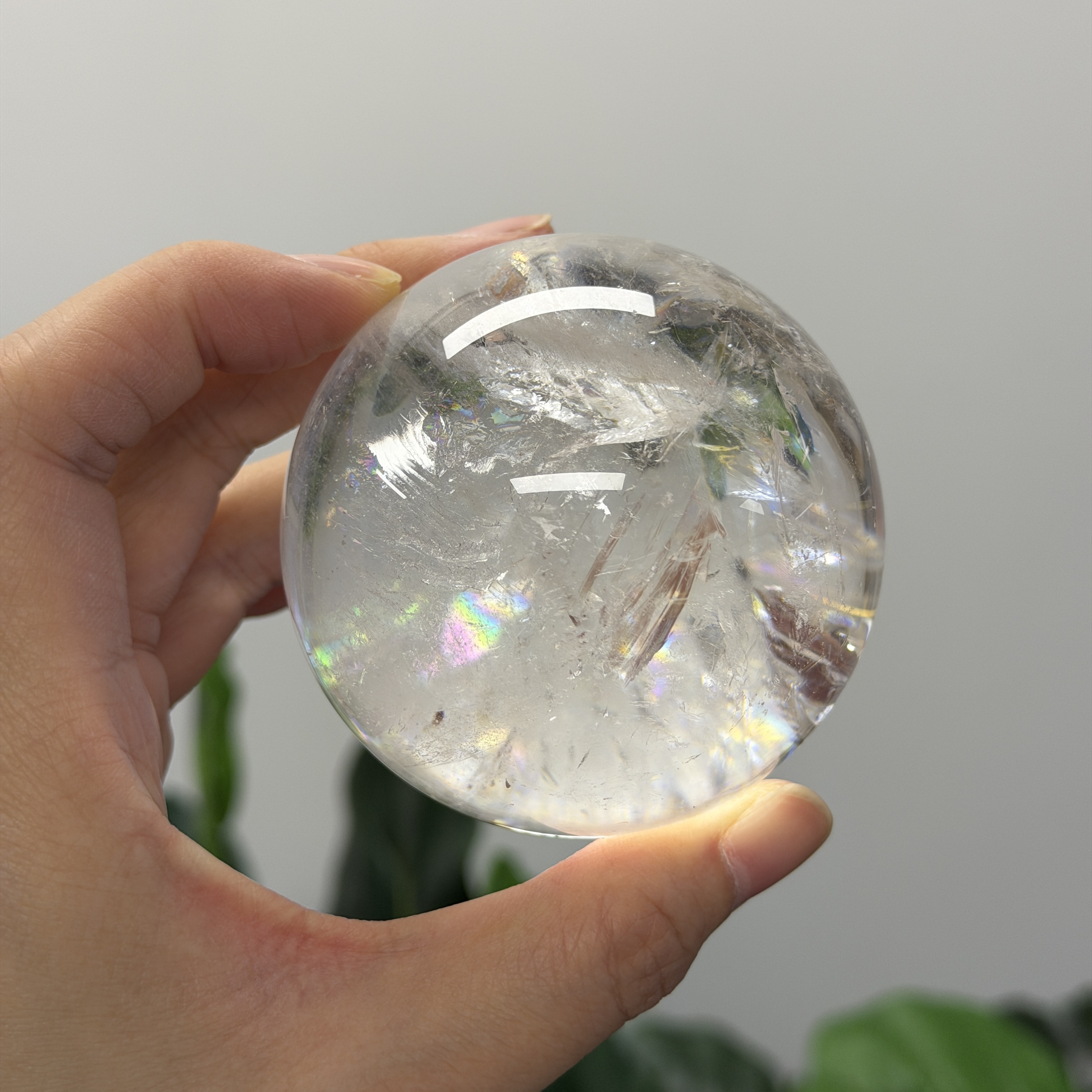 白水晶球 6.8cm WD2210