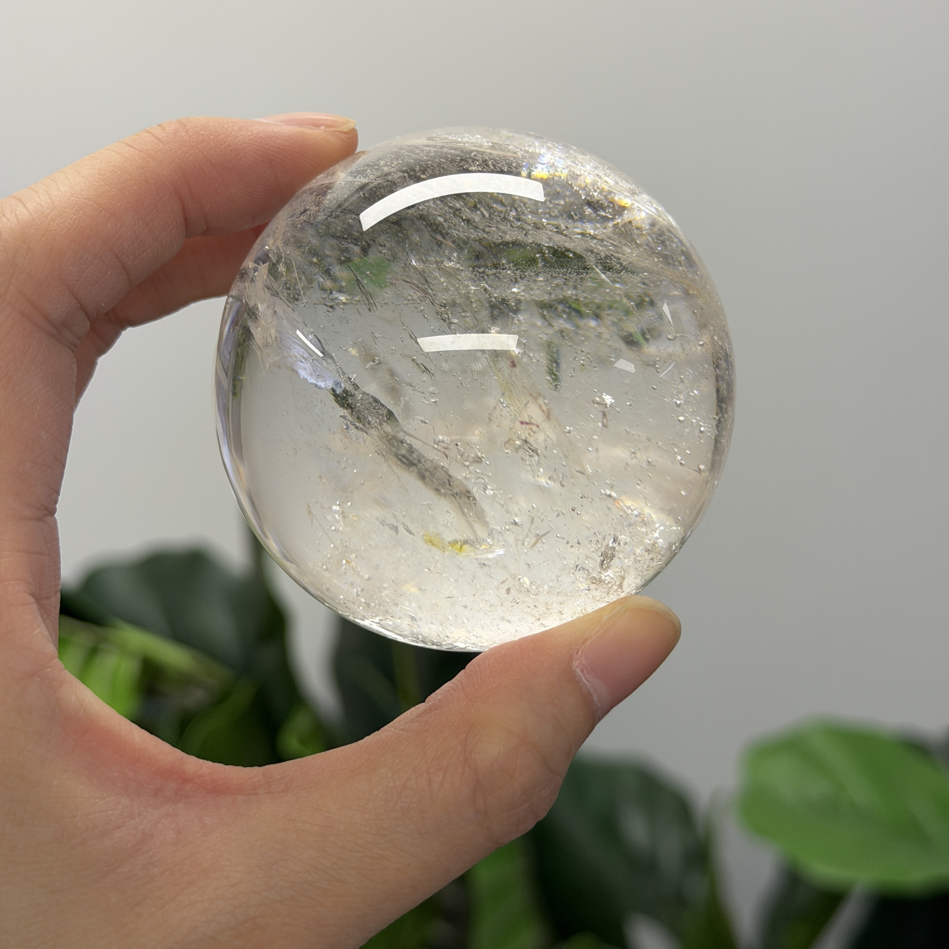 白水晶球 6.4cm WD2211