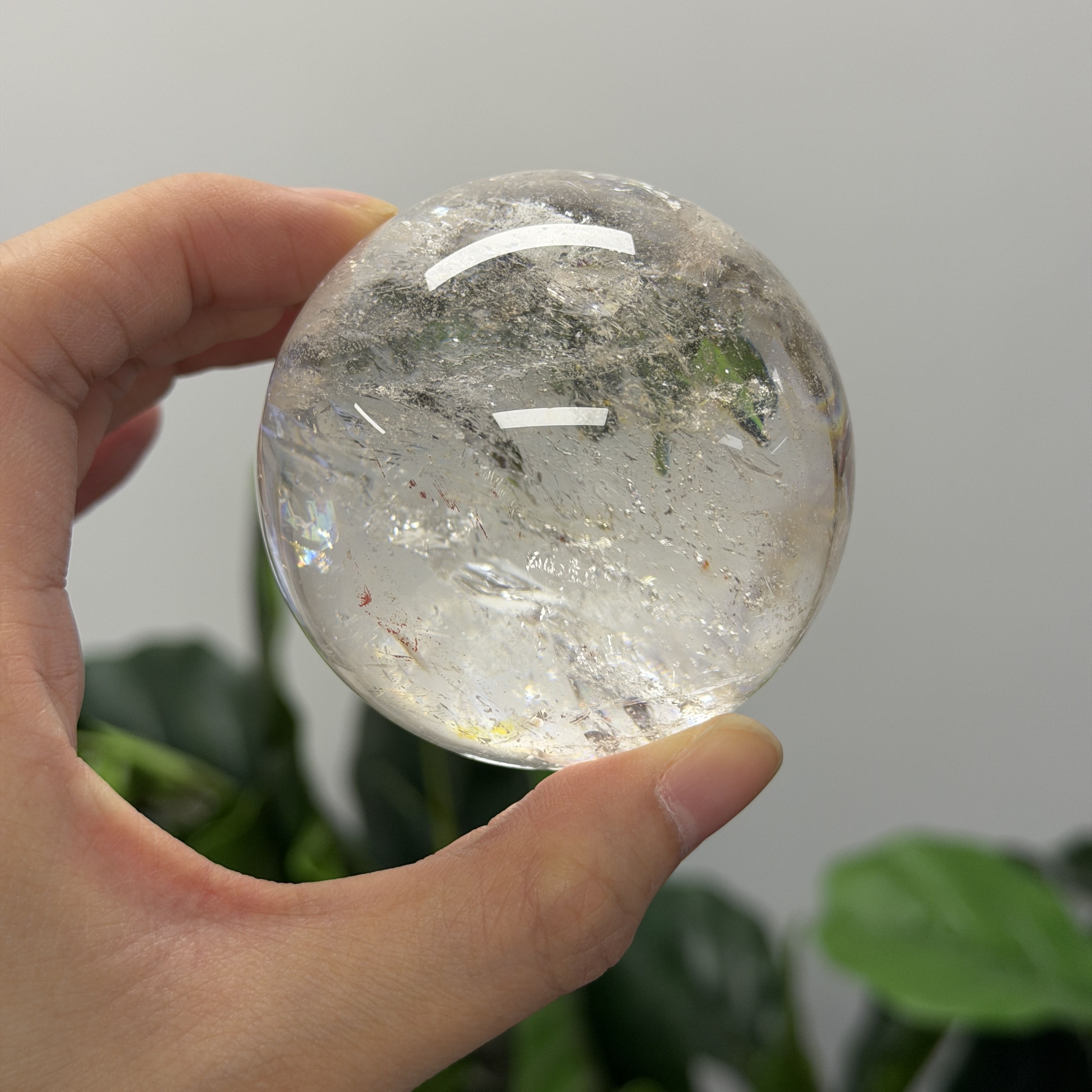 白水晶球 6.4cm WD2211