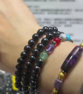 260131 - C149 6mm+水晶五行黑膽石生命之樹設計款頸鏈