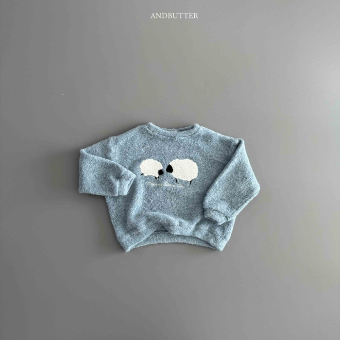韓國 ANDBUTTER- 25冬 小羔羊軟毛上衣
