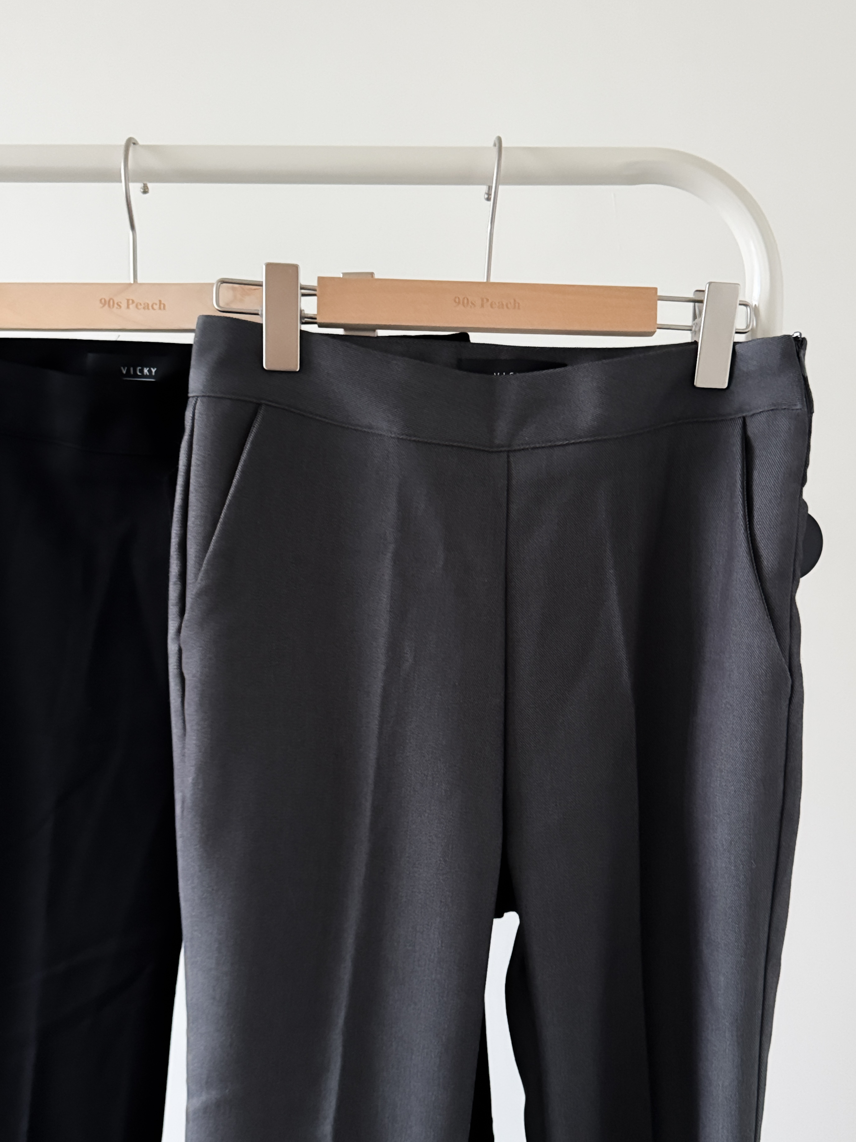 小個子的喇叭西褲