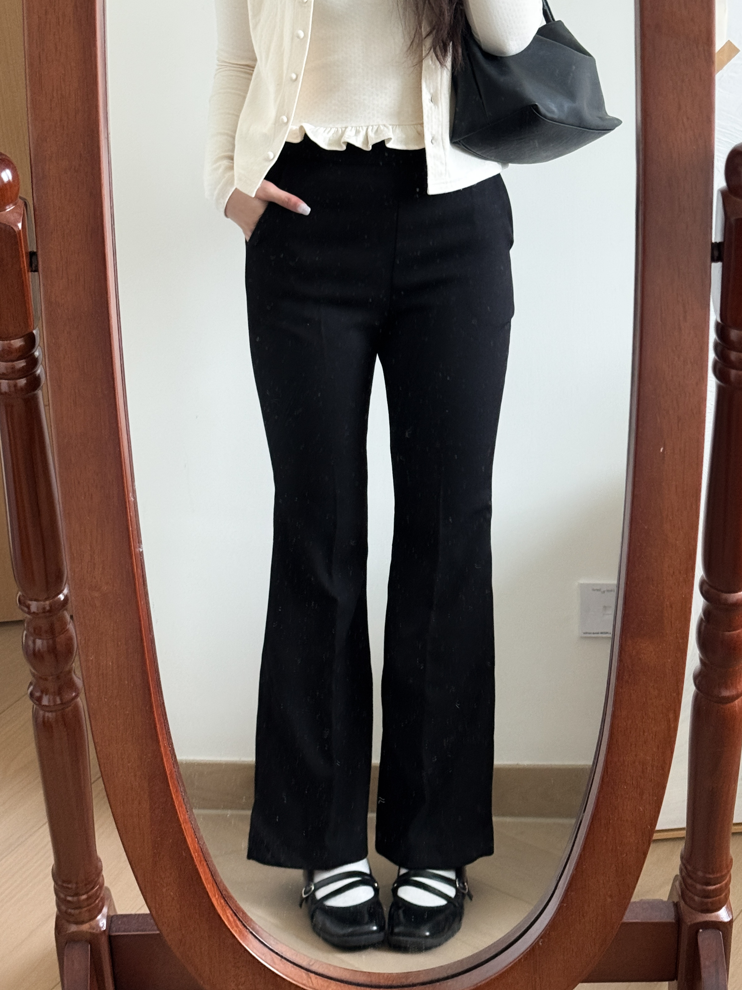 小個子的喇叭西褲