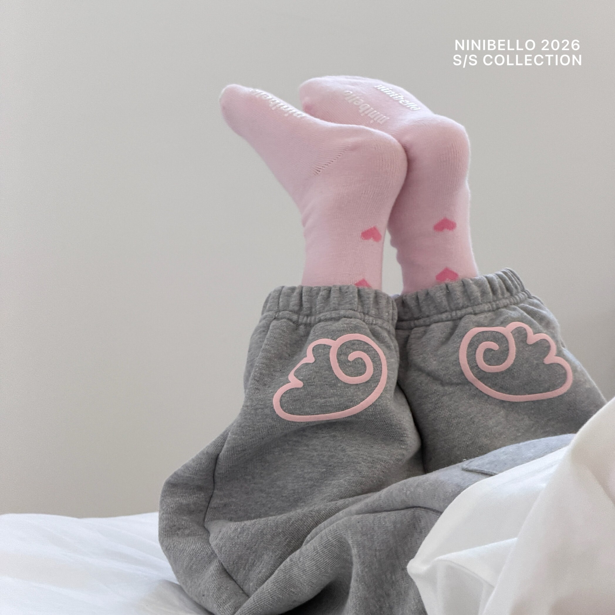 90-130 可愛翅膀運動褲 2色