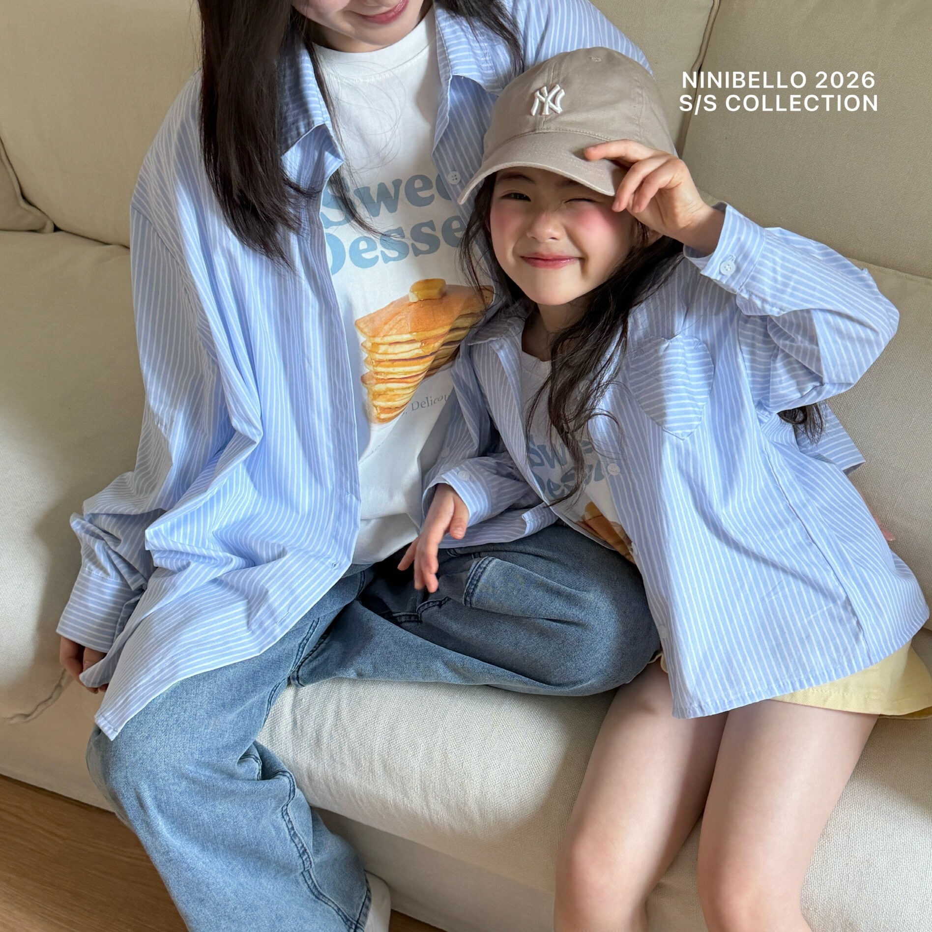 【大人款】心型口袋親子襯衫 2色