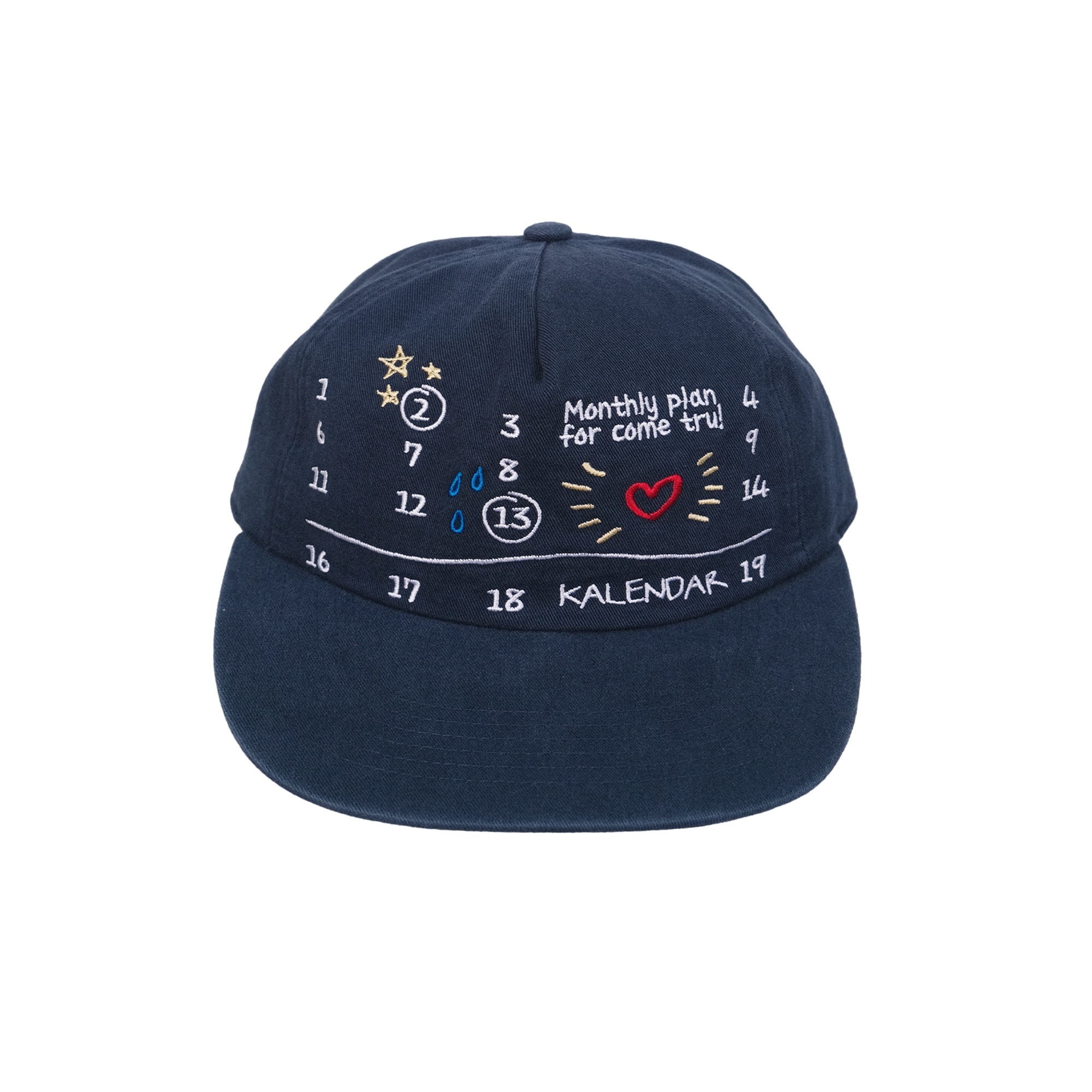 KALENDAR - Monthly Plan 5panel Cap - Navy