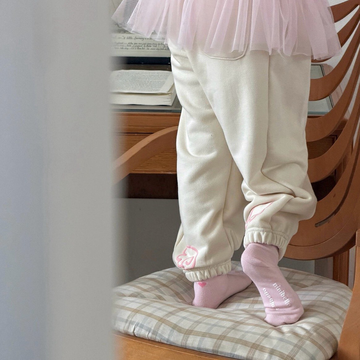 90-130 可愛翅膀運動褲 2色