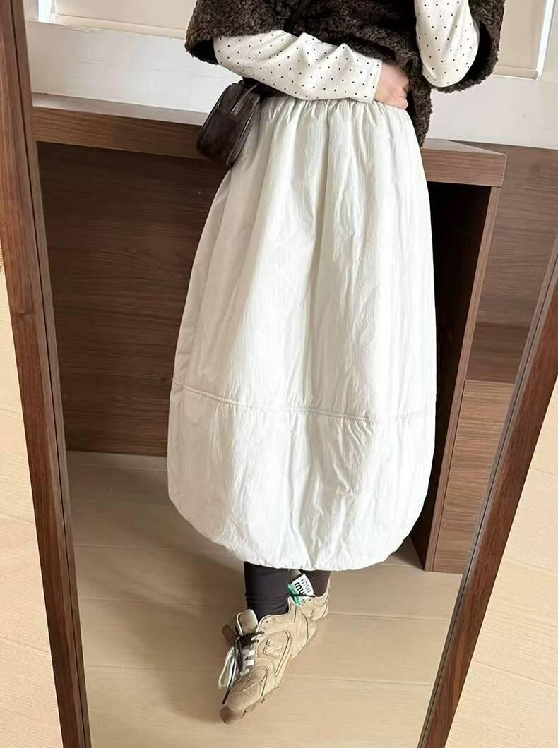 H844 寬鬆輕薄A字裙