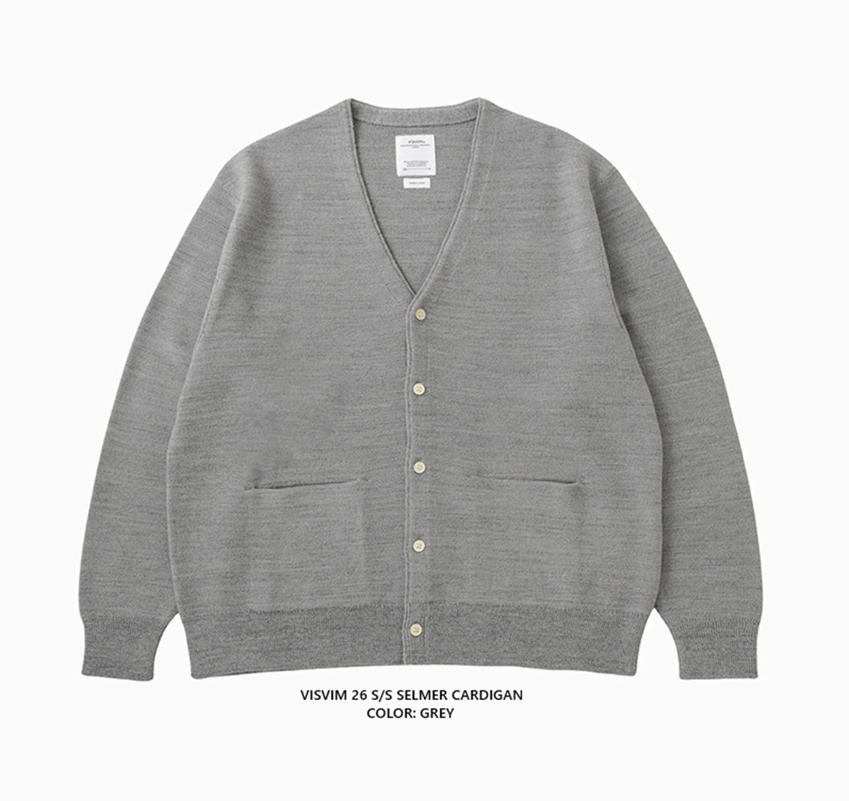 VISVIM 2026 S/S SELMER CARDIGAN (WOOL) - PRE ORDER ITEM (預訂中)