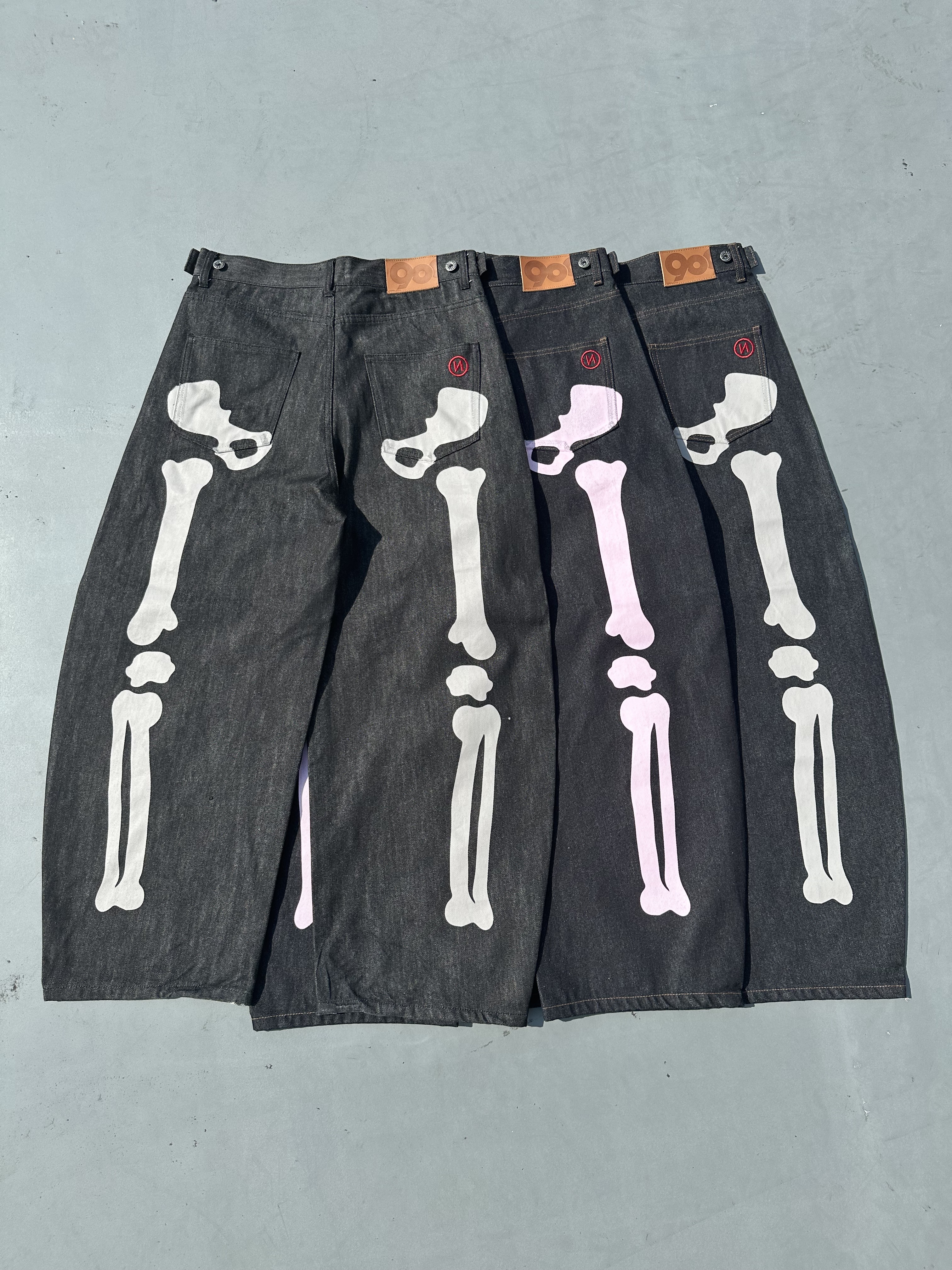 Bone Hand Rigid Denim Pants