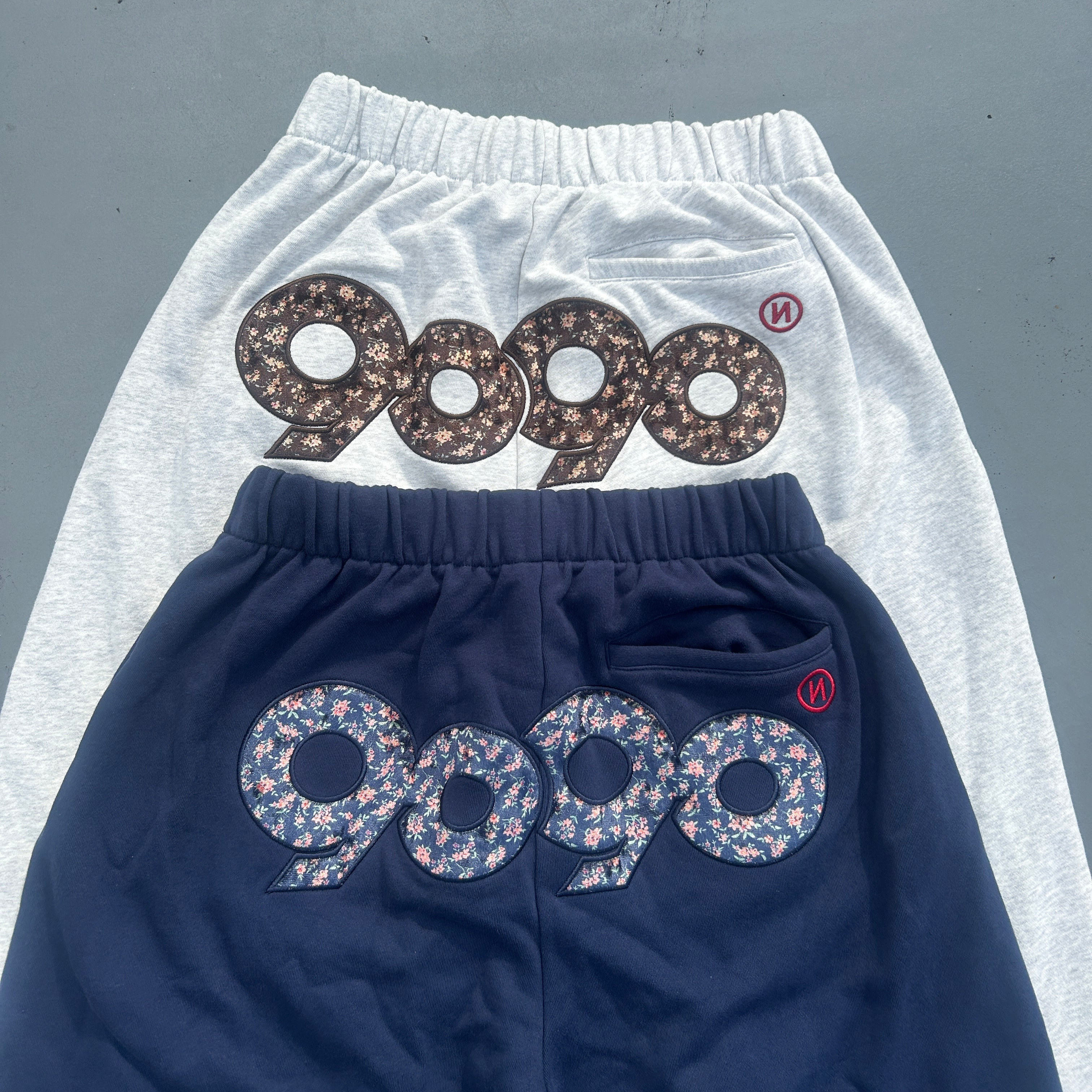 90 Logo Flower Sweat Pants