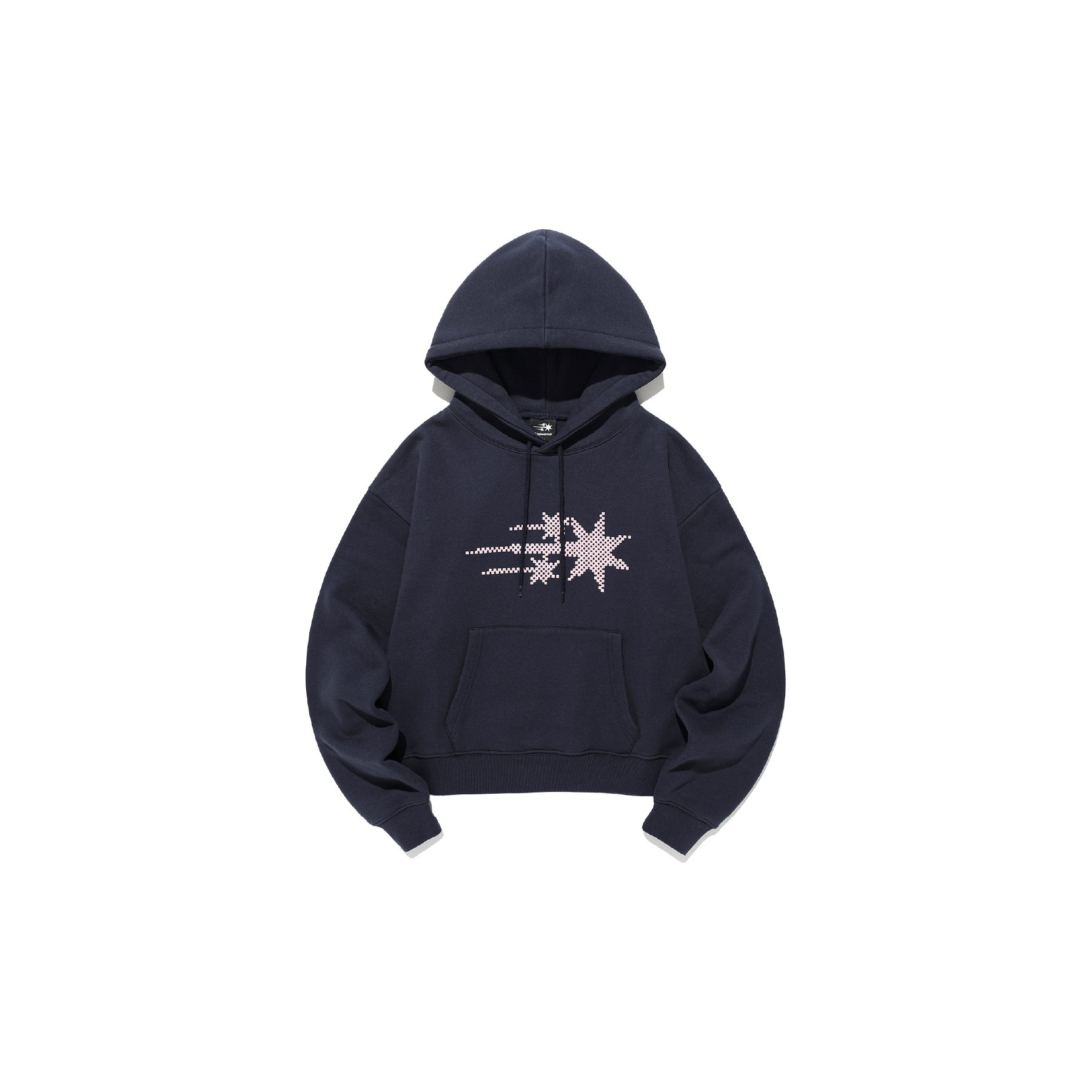 Niceghostclub MOSAIC 3STAR CROP HOODIE 馬賽克 女款 短版 帽T