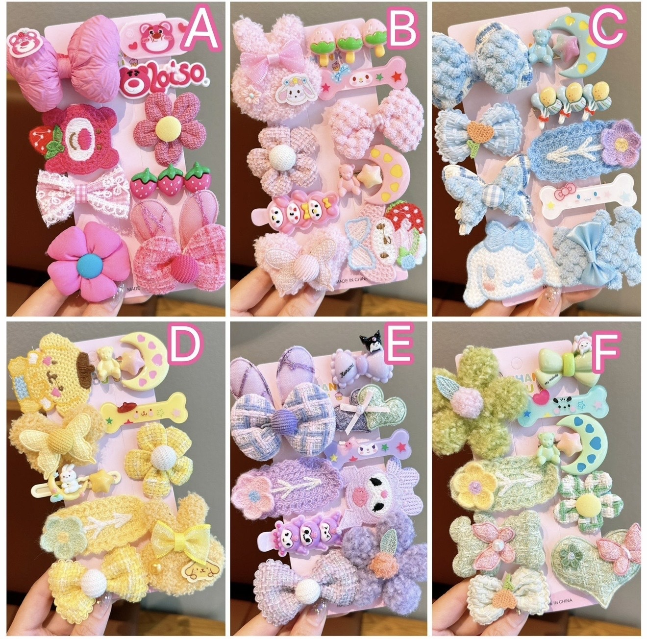 Disney織布女孩👧🏻髮夾套裝-2400059