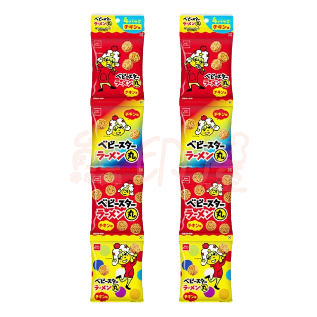 日本OYATSU 童星點心麵(4連)-雞肉味 X 2條 到期日2026-5-30