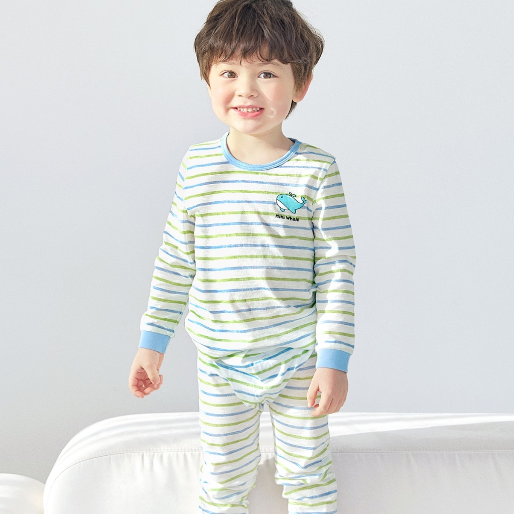 韓國🇰🇷 Maykids 條紋鯨魚家居套裝(90-160)