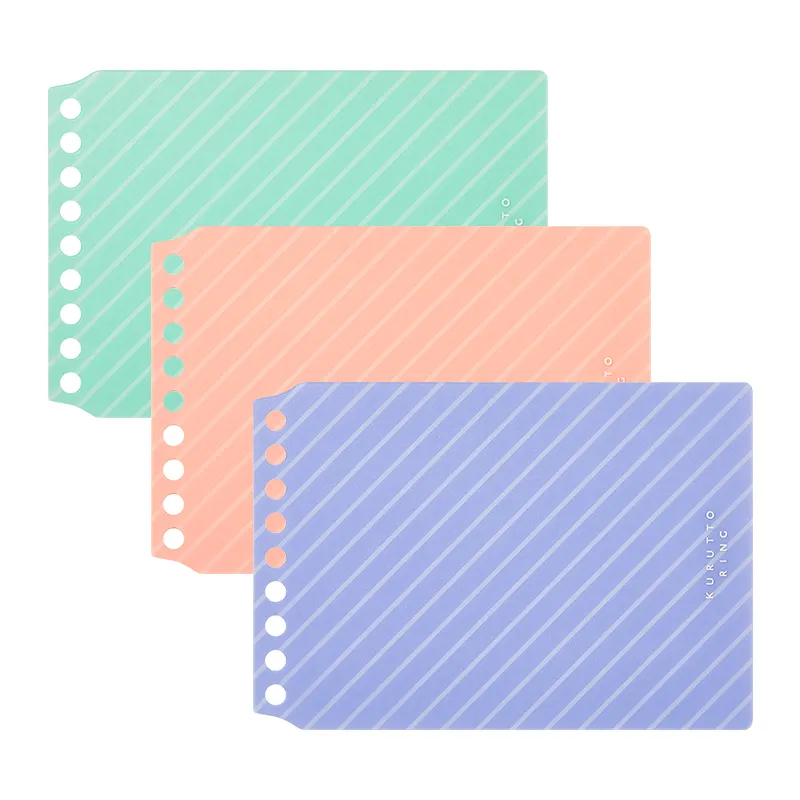KURUTTO RING 活頁封面 斜紋款｜MARUMAN 日本