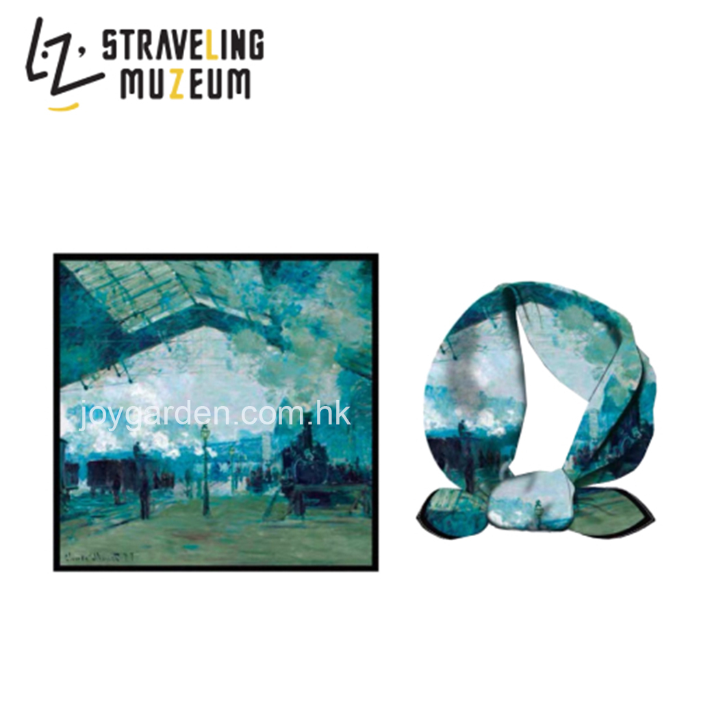 DM-A023 -  DAM Monet Scarf-火車站細絲巾