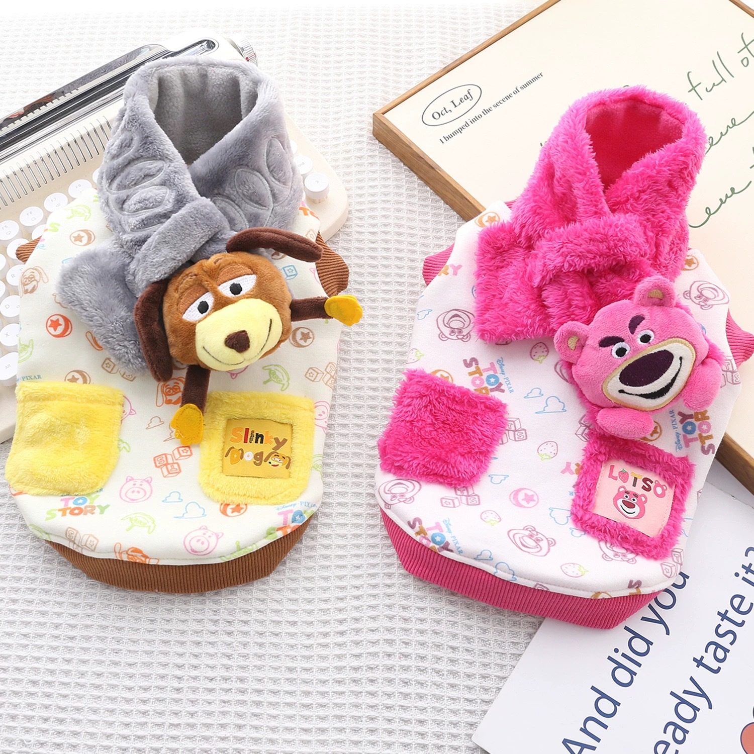 宠物保暖卫衣 围脖套装 中小型犬