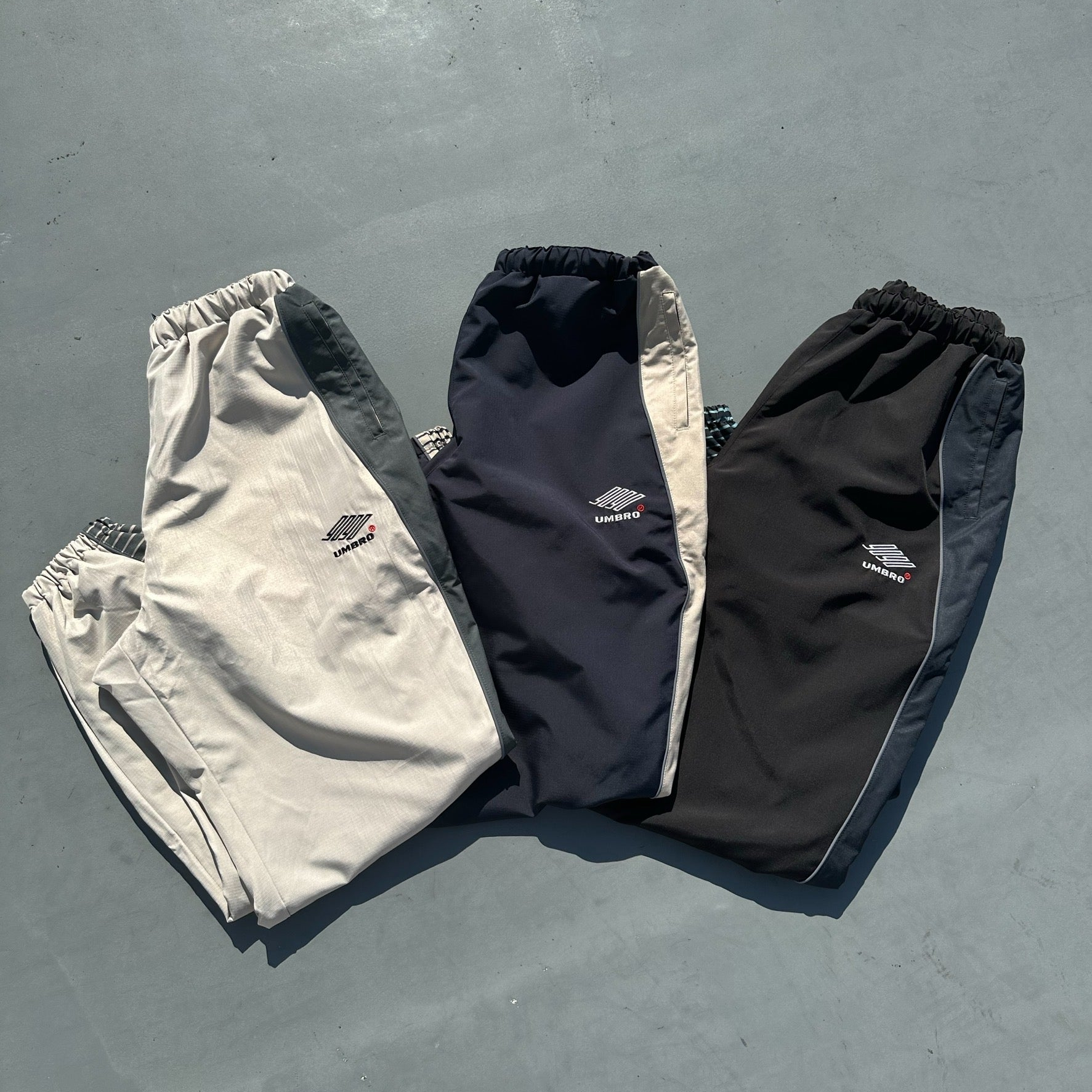 9090 × umbro Gradation  Nylon Pants