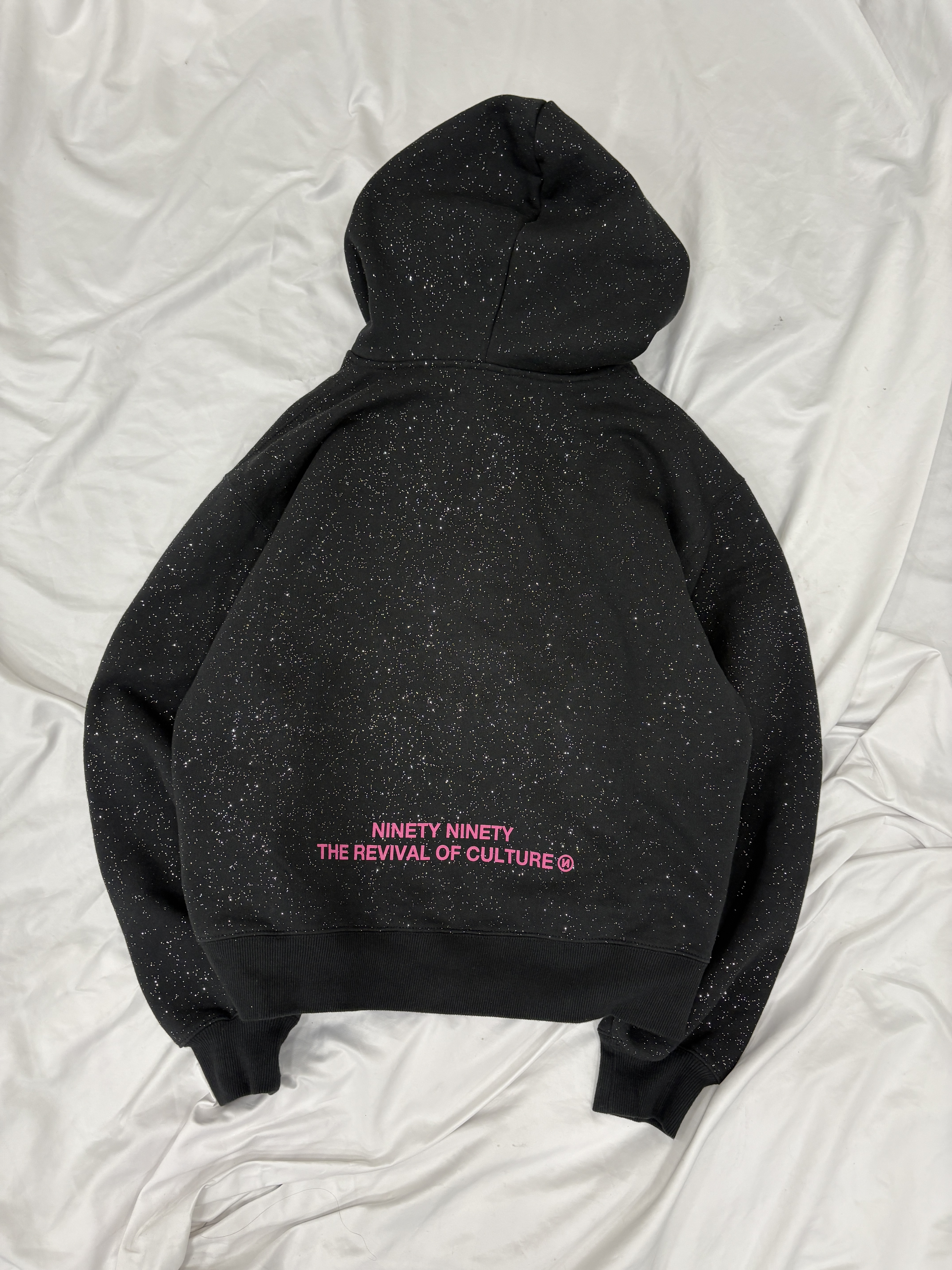 OG Logo Glitter Zip Hoodie