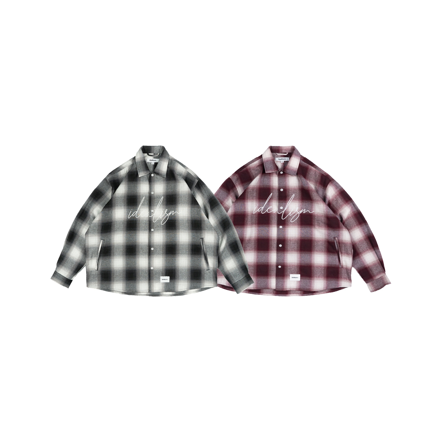 Idealism ID25041 Check L-Shirt 格紋 長袖 襯衫