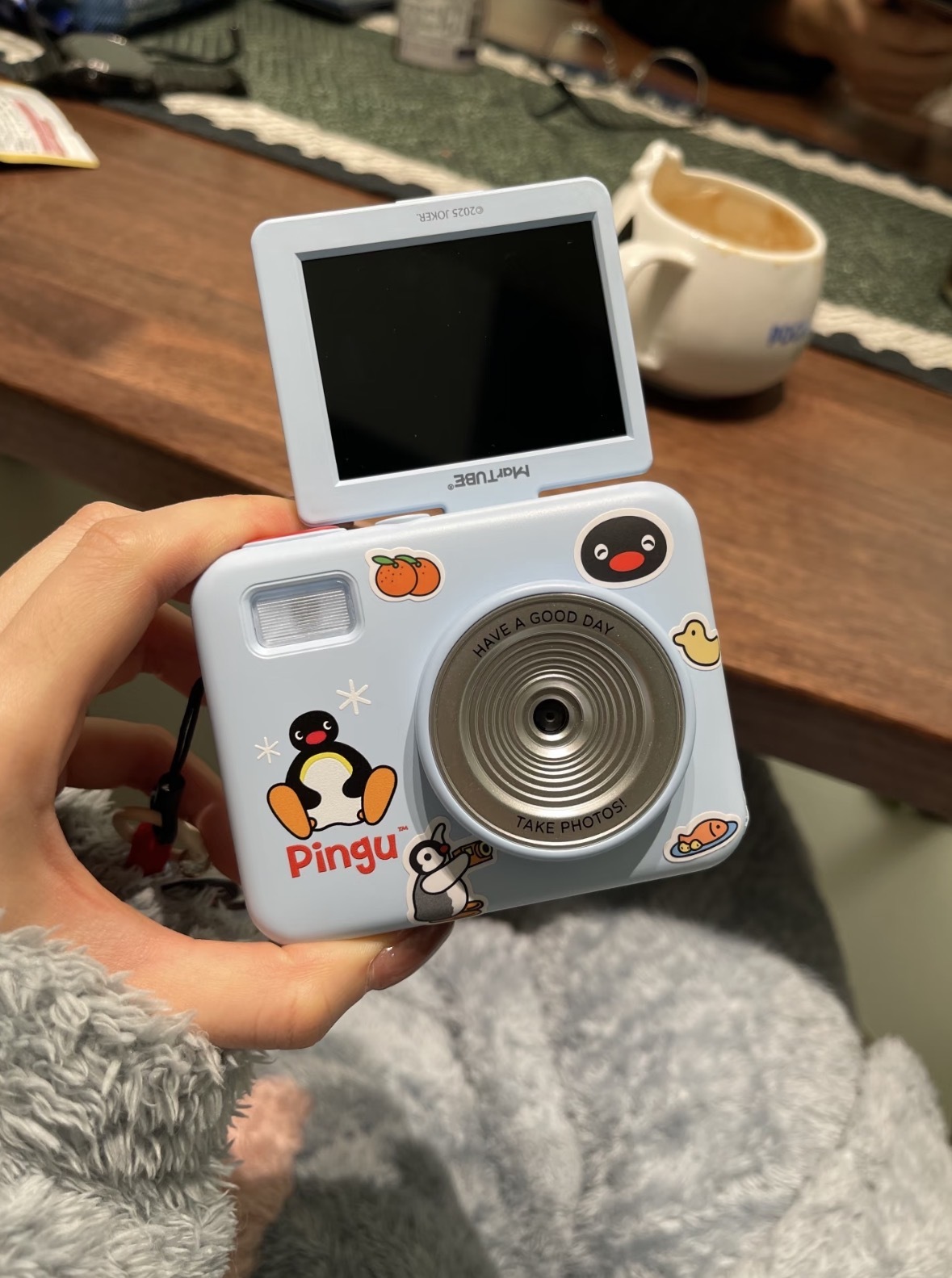 （3月初到貨）1台免運🔥PINGU 企鵝家族 CCD翻轉相機 禮盒