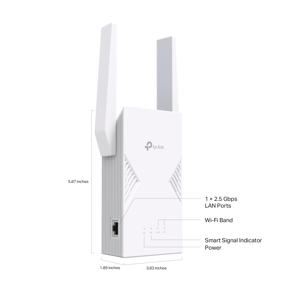 TP-Link BE3600 Mesh 雙頻 Wi-Fi 7 訊號延伸器 RE235BE