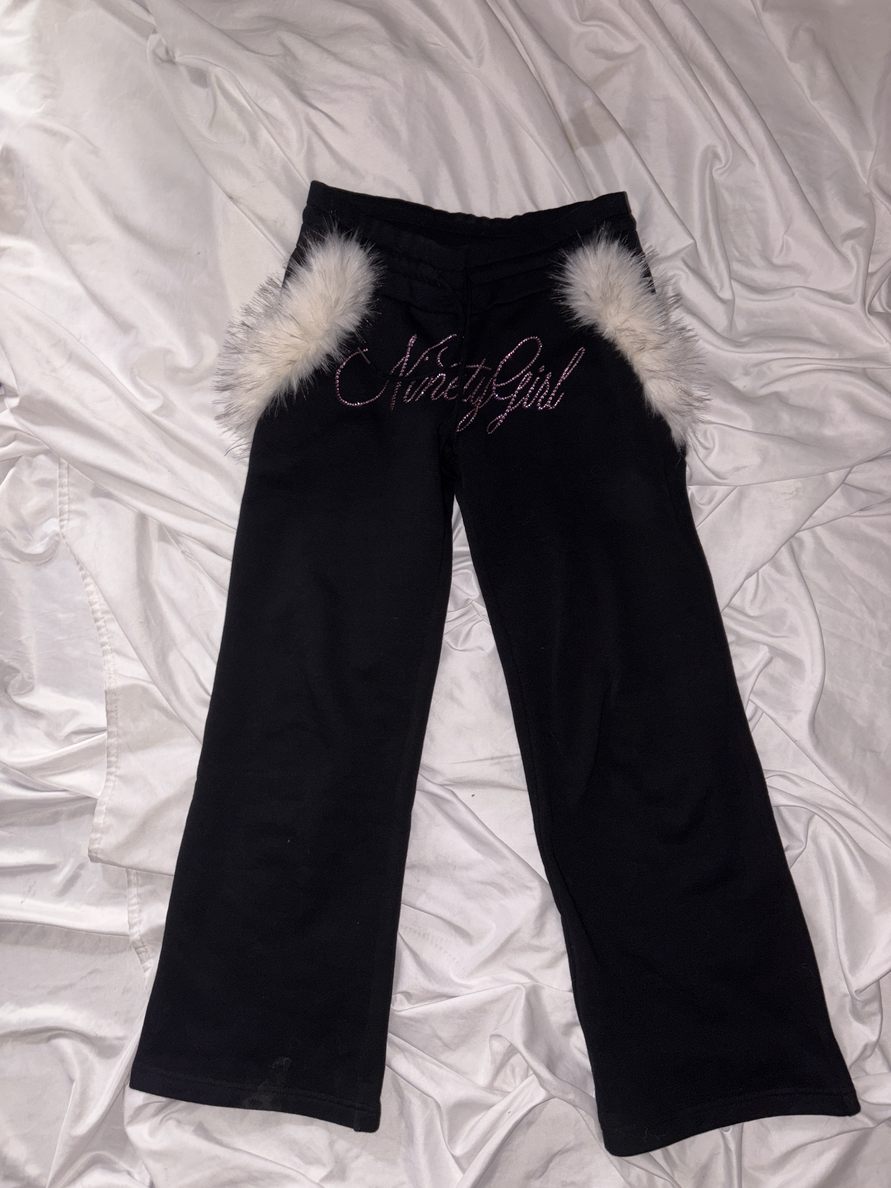 Ninety Girl Rhinestone Pants
