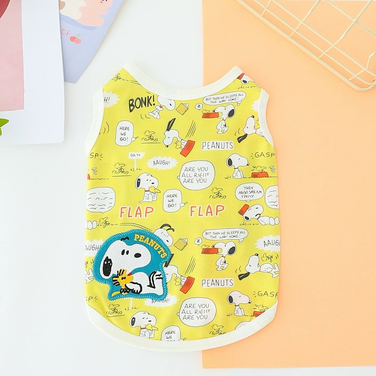 SNOOPY 史努比 卡通漫画风 背心