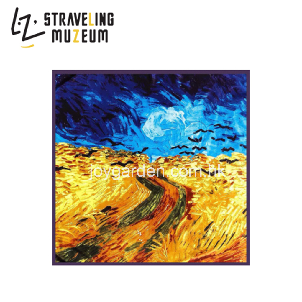 DM-B010 -  DAM Van Gogh Scarf-麥田的下群鴉大絲巾