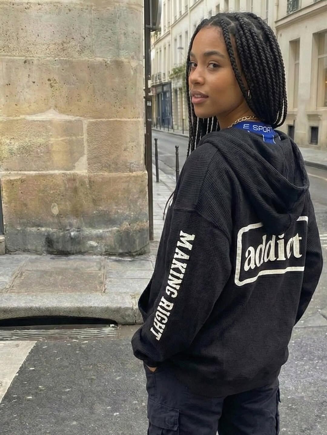 MTA｜Addict Waffle Zip (Black)