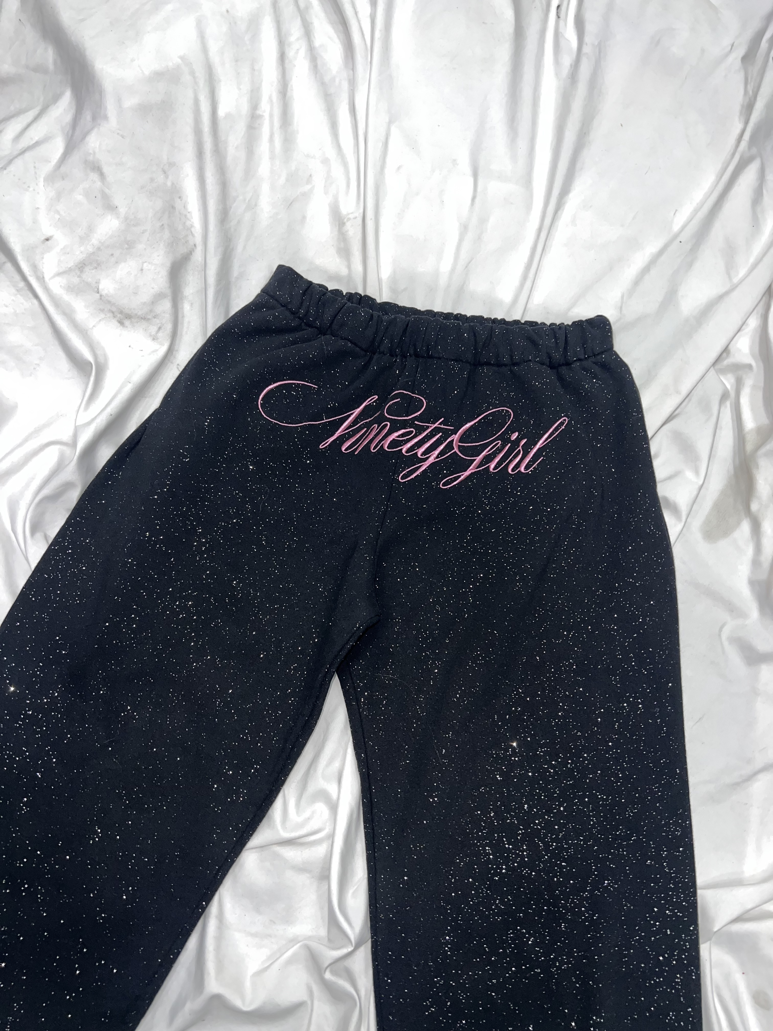 Cross Logo glitter Sweat Pants