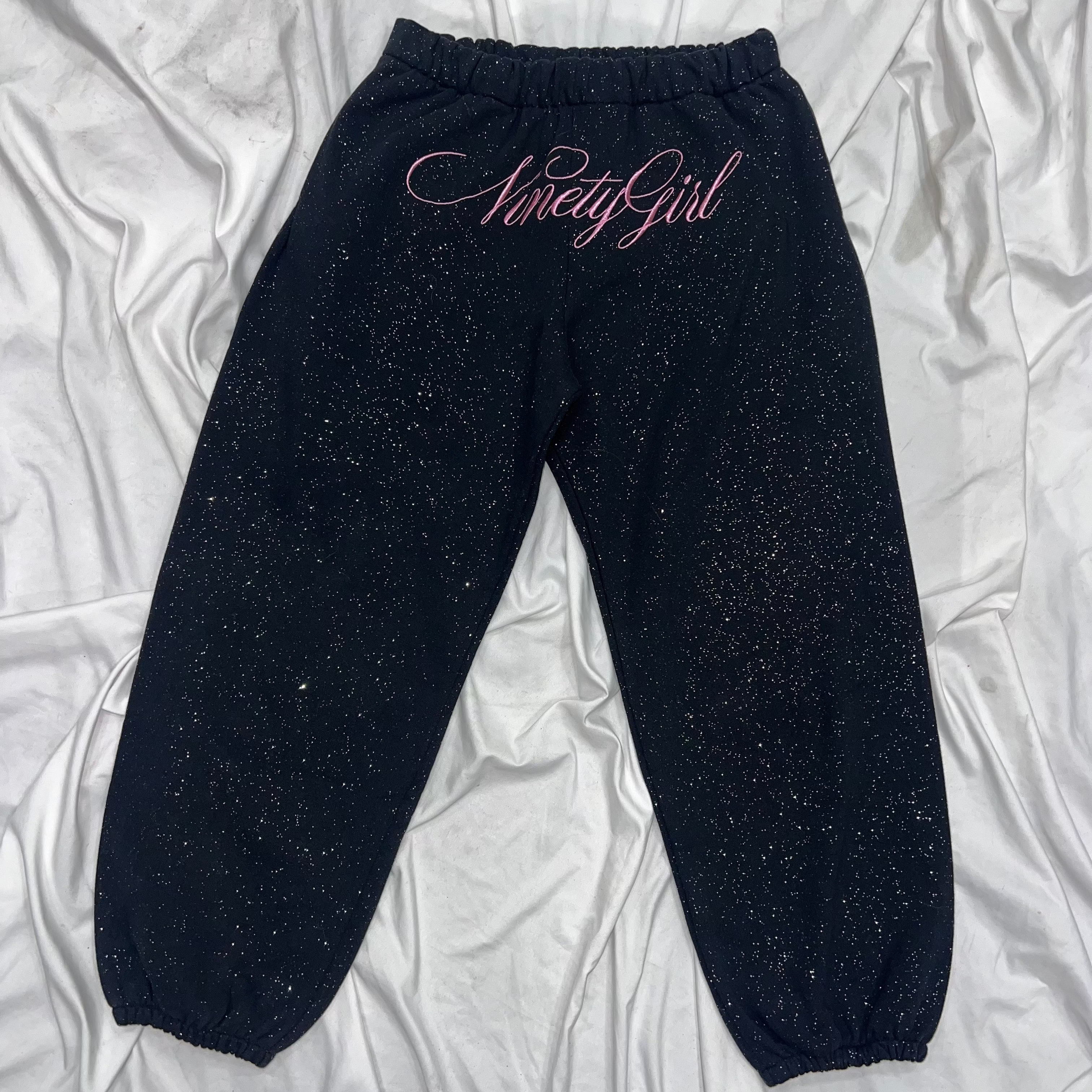 Cross Logo glitter Sweat Pants