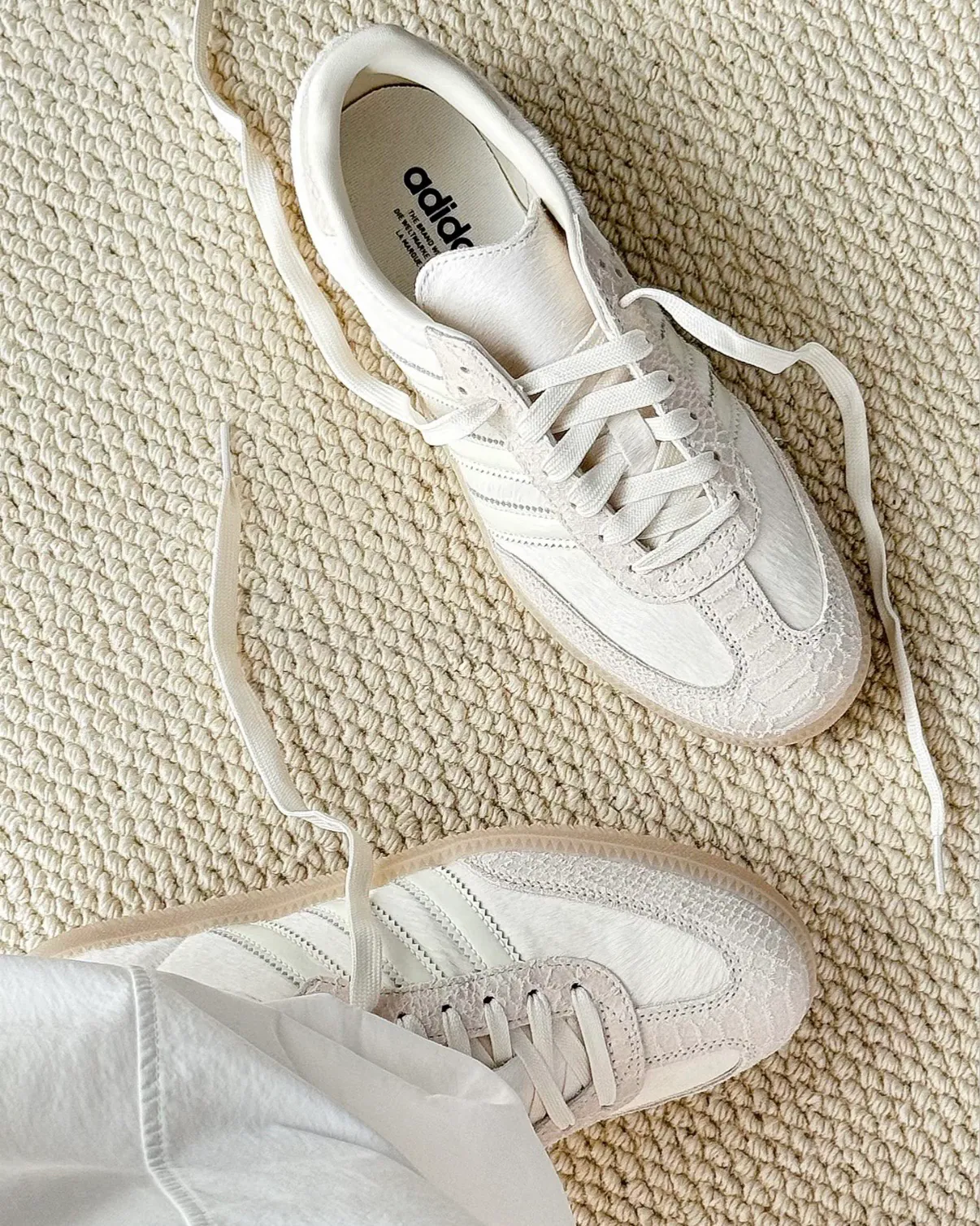 (預訂) Adidas Samba OG - Off White Crystal Linen