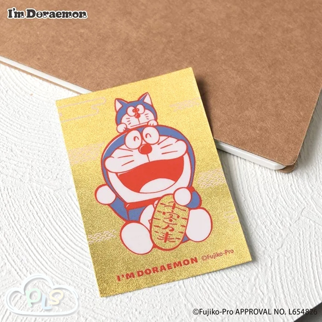 現貨 日本製 趣味貼紙（盲款）多啦A夢 招財小猫 Come Come #72012