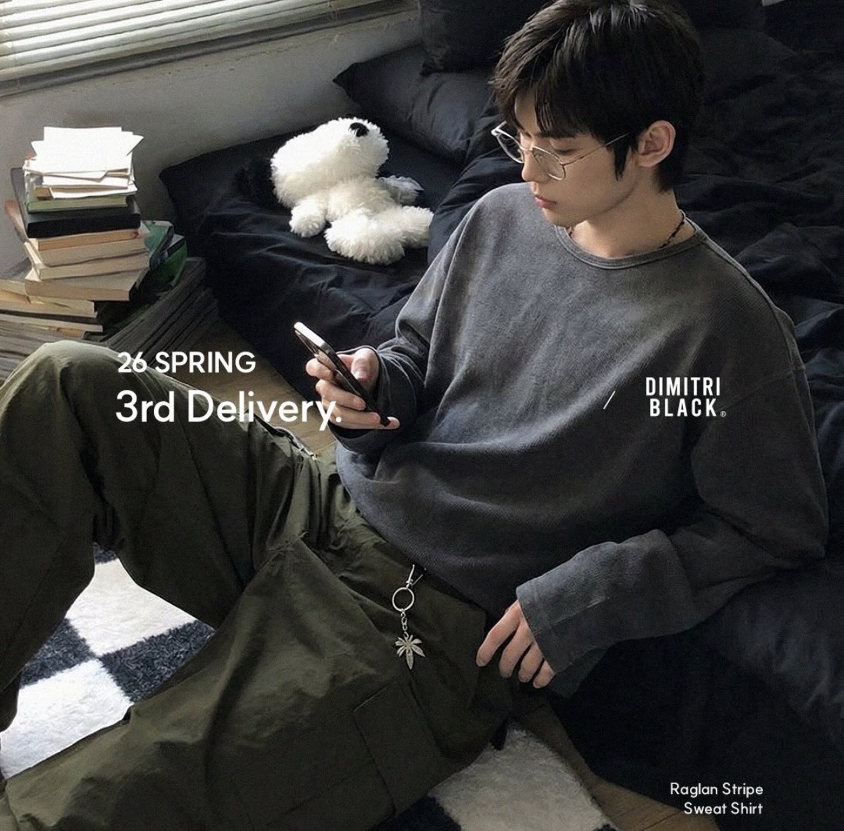 【OWN】Dimitri Black 素色 螺紋 長袖 上衣 復古 潮流 秋冬 不分男女 炭灰 米色 淺灰