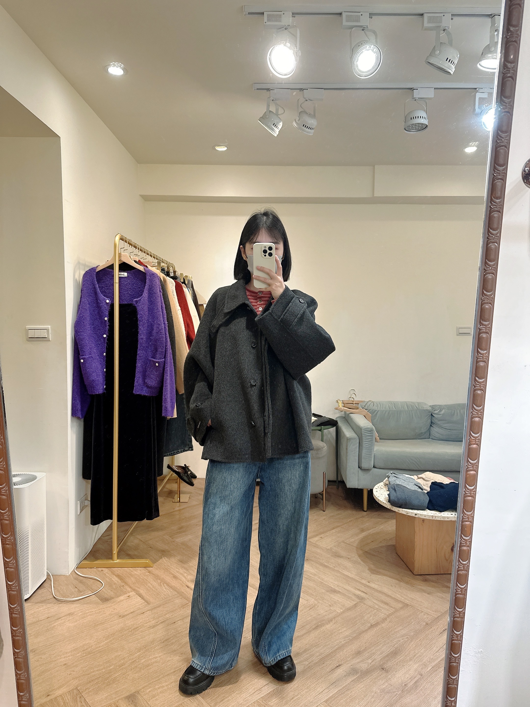 中長版羊毛外套