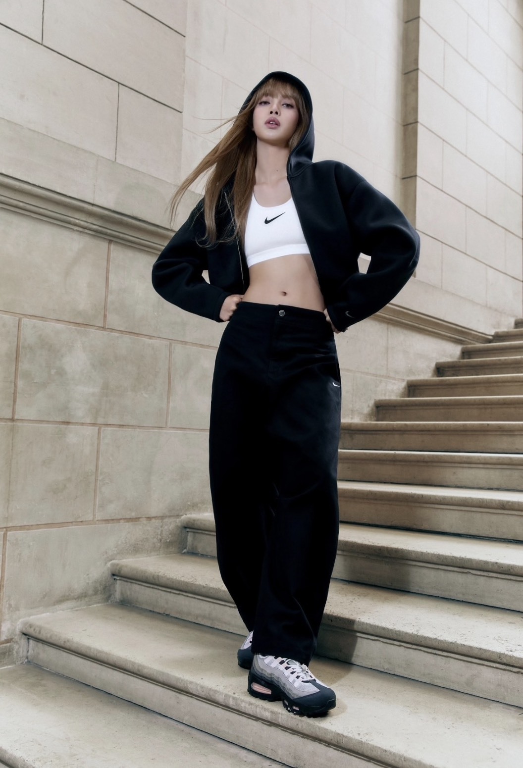 【代購】Nike Air Max 95 OG 灰粉氣墊慢跑鞋｜舒適緩震 百搭復古休閒運動鞋 LISA同款