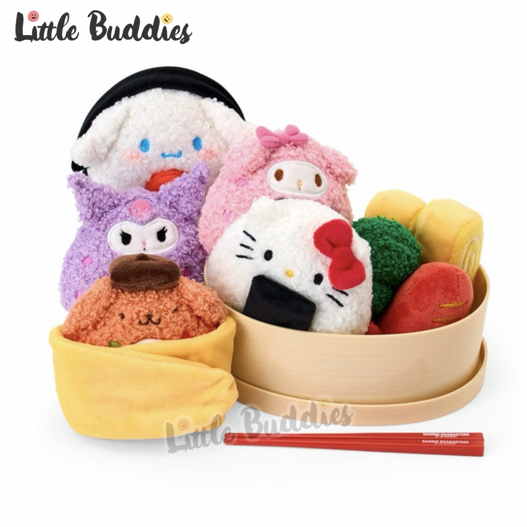 日本 Sanrio 飯團造型玩具公仔套裝