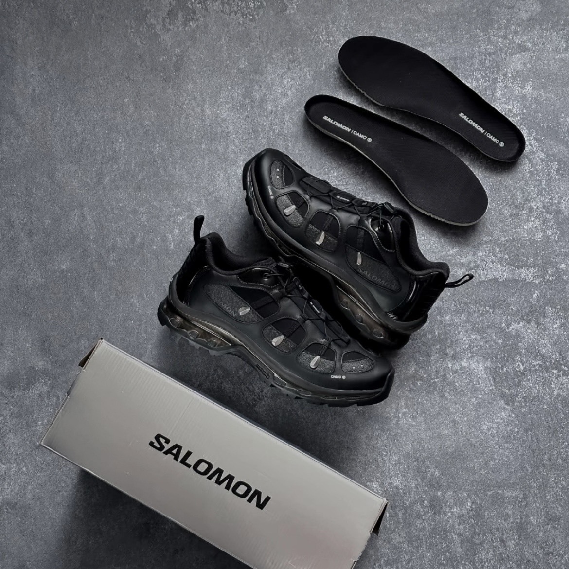 【代購】SALOMON × OAMC XT-Quest 聯名徒步鞋｜耐磨防滑 越野機能登山鞋 舒適包覆 戶外休閒鞋 Jisoo同款 男女同款｜黑色