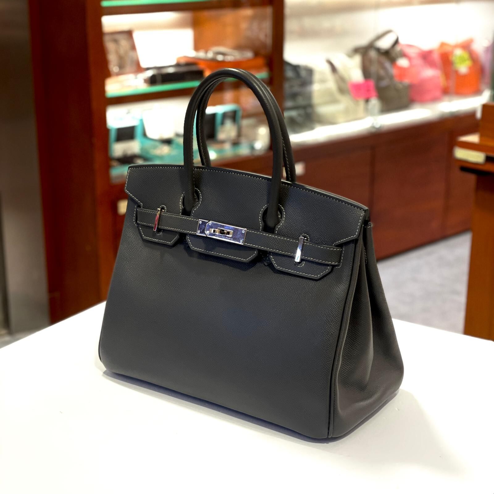 99%NEW二手BIRKIN 30 石墨灰銀扣 EPSOM皮 N刻 88/PHW #b30 #鉑金包 #兩年免費保養 #香榭站正品